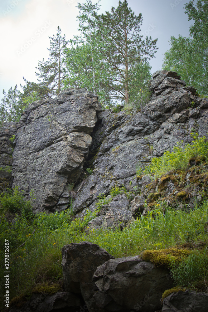 rocks in mountains