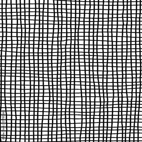 Abstract halftone pattern formed by black and white circles  lines  dots of different size.