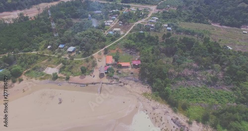 Ariel View Telok Serabang Beach And Homestay Sarawak photo