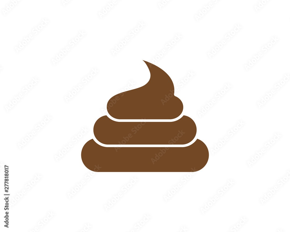poop logo vector icon poop logo vector icon