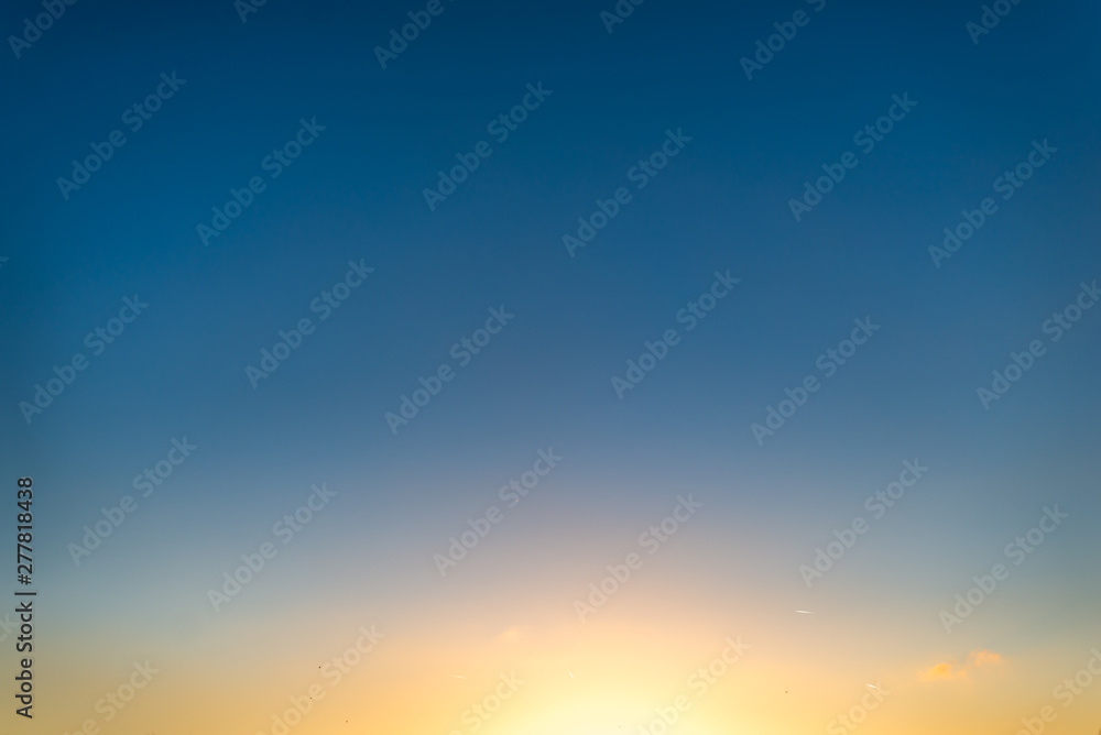 Minimalistic sunset photo