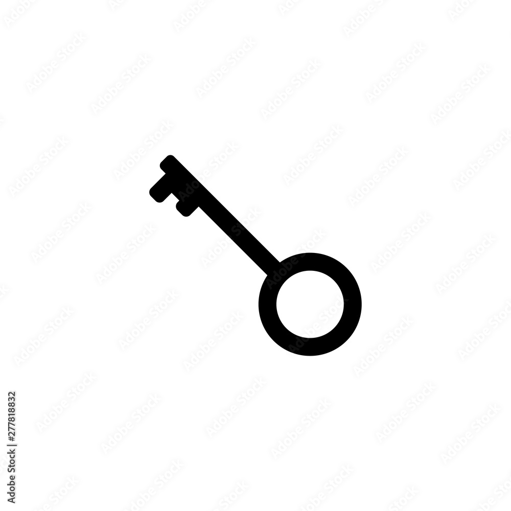 Key icon vector symbol illustration Key icon vector symbol illustration