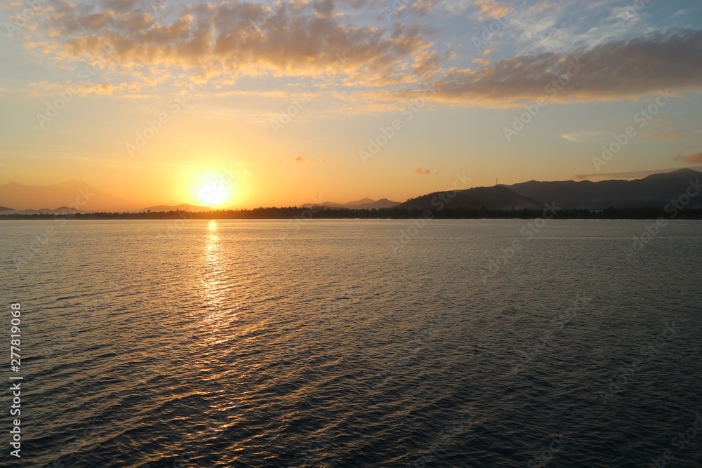 sunset sea sunset sea