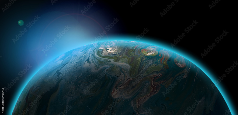 Fantasy space abstract background, space concept Fantasy space abstract background, space concept
