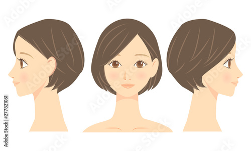 女性の顔