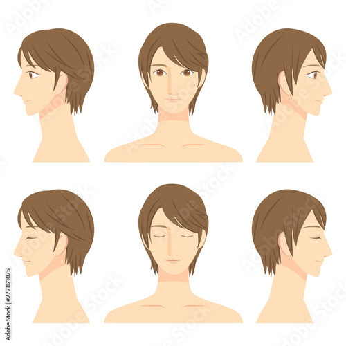 男性の顔