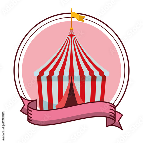 big top on pink background