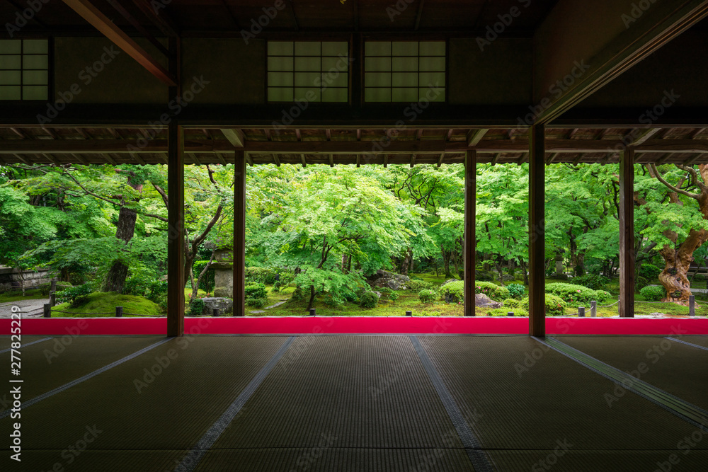 Obraz premium 京都 圓光寺 日本庭園