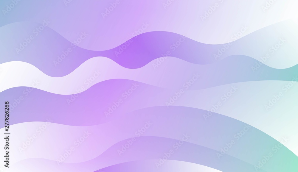 Fototapeta premium Geometric Pattern With Lines, Wave. For Your Design Ad, Banner, Cover Page. Vector Illustration with Color Gradient.