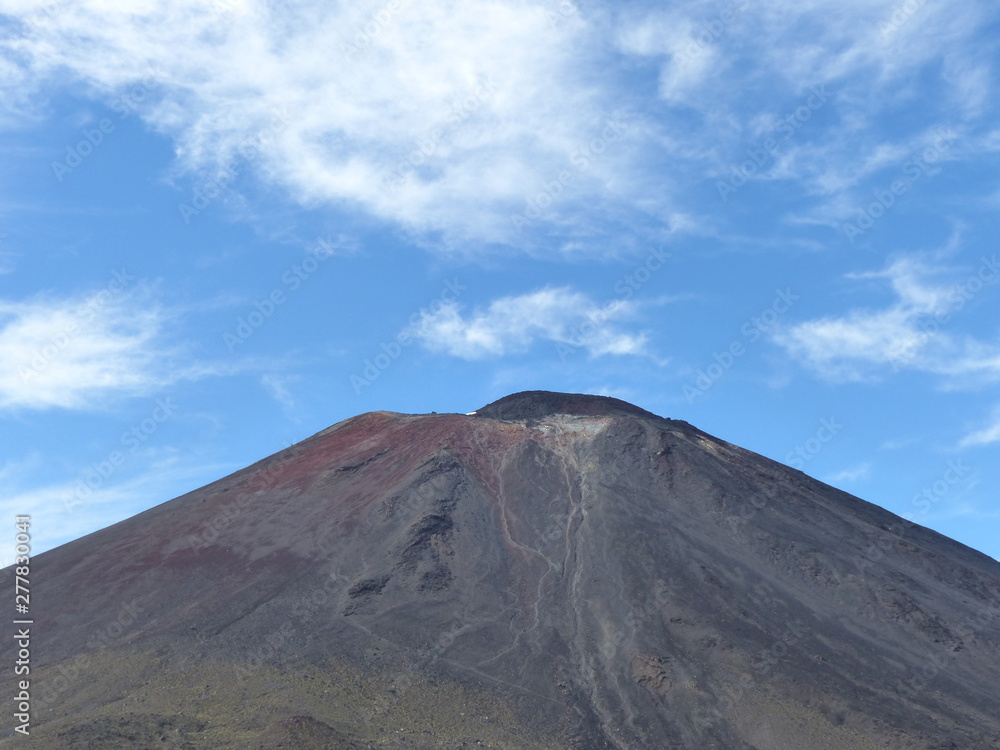  crater of the volcano  ngauruhoe