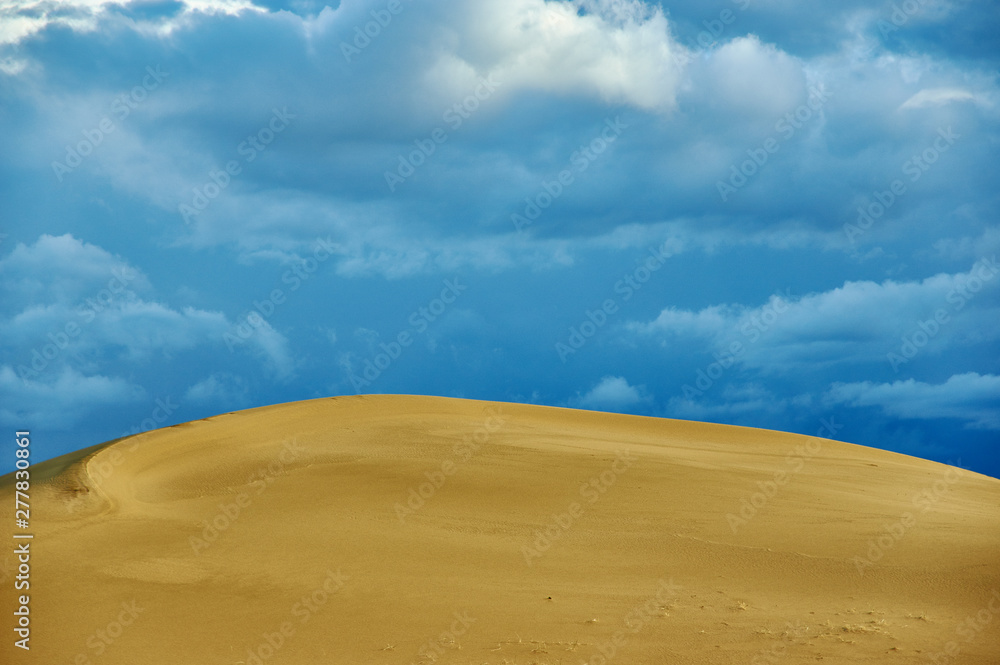 Mongolia. Sands Mongol Els dunes Mongolia. Sands Mongol Els dunes