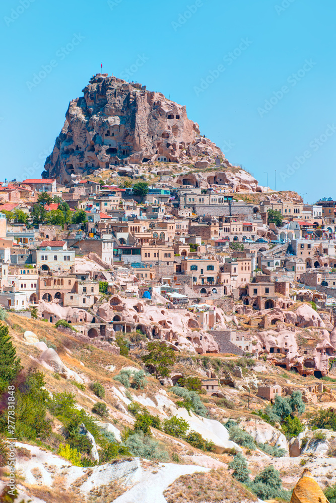 Pigeon Valley with Uchisar castle - Cappadocia Turkey Pigeon Valley with Uchisar castle - Cappadocia Turkey