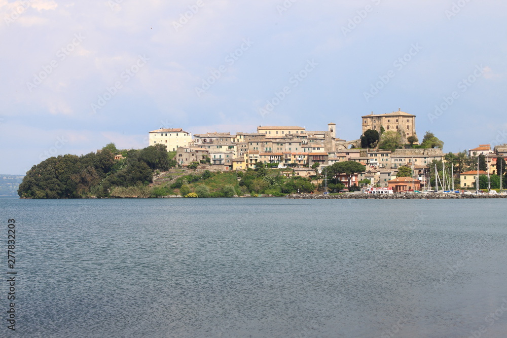 Capodimonte village on Bolsena Lake, Italy