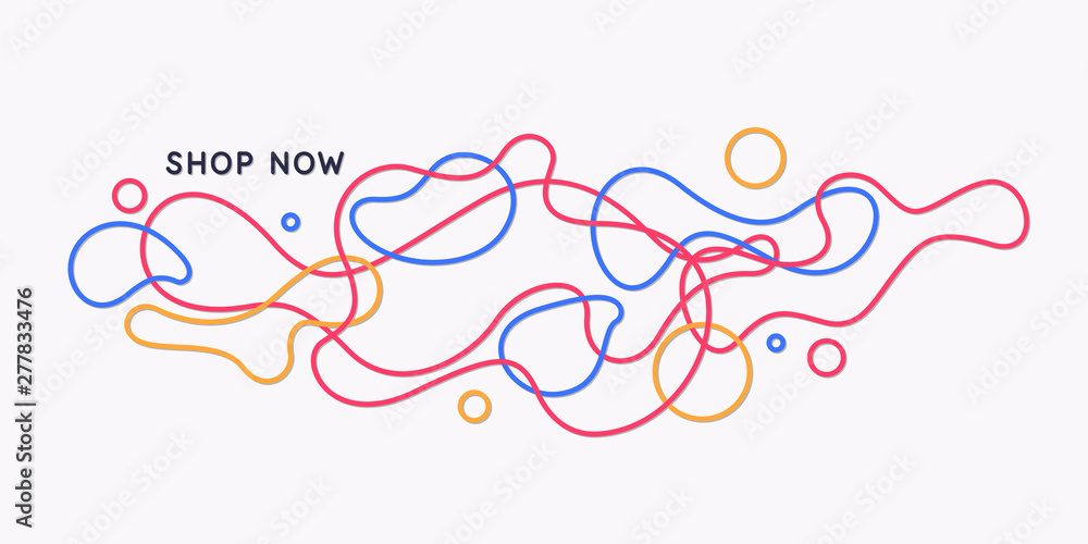 Bright poster with dynamic waves. Vector illustration. Bright poster with dynamic waves. Vector illustration.