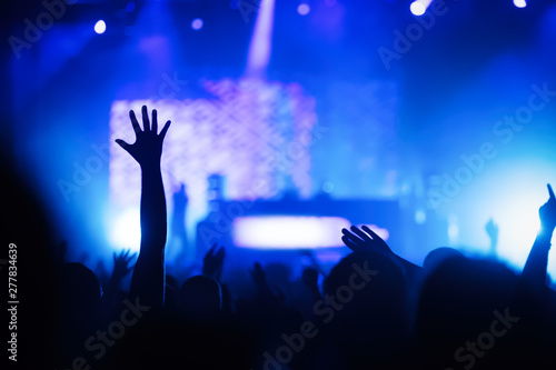 Wallpaper Mural Picture of dancing crowd at music festival Torontodigital.ca