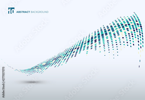 Abstract elements blue and ...