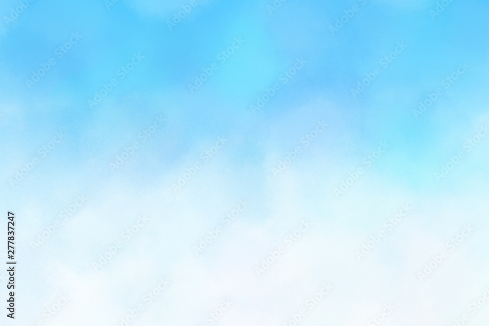 空 雲 青 夏 水彩 背景 空 雲 青 夏 水彩 背景