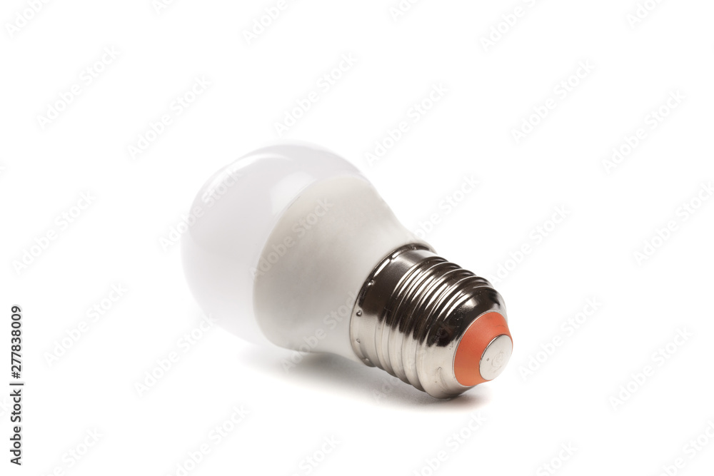 LED light bulb New technology isolated on white background, Energy saving electric lamp is good for environment. - Image .. LED light bulb New technology isolated on white background, Energy saving electric lamp is good for environment. - Image ..