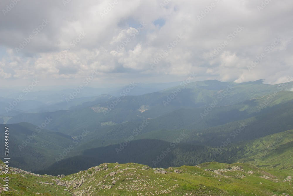 Trekking in the Carpathians, Hike to the border between Ukraine and Romania from Pop Ivan Marmarassky to Pop Ivan Chernogorsky. Trekking in the Carpathians, Hike to the border between Ukraine and Romania from Pop Ivan Marmarassky to Pop Ivan Chernogorsky.
