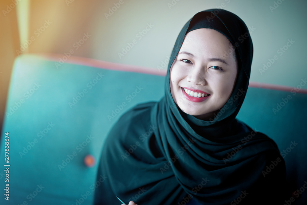 portrait of beautiful asian muslim woman portrait of beautiful asian muslim woman