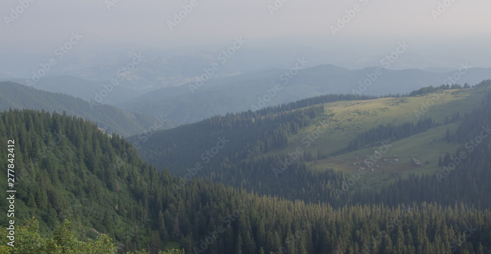 Trekking in the Carpathians, Hike to the border between Ukraine and Romania from Pop Ivan Marmarassky to Pop Ivan Chernogorsky. Trekking in the Carpathians, Hike to the border between Ukraine and Romania from Pop Ivan Marmarassky to Pop Ivan Chernogorsky.