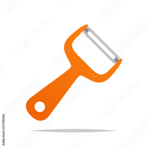 Φωτογραφία Vegetable peeler vector isolated illustration