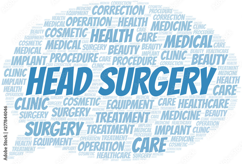 Head Surgery word cloud vector made with text only. Head Surgery word cloud vector made with text only.