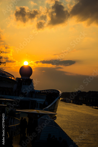 boat at sunset © Sophia