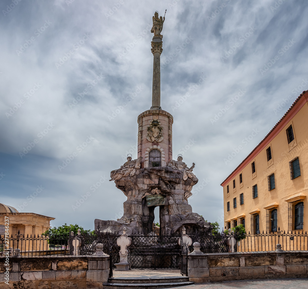 Fototapeta premium The Triumph of Saint Raphael Triunfo de San Rafael is a monument to the Archangel Raphael built in the seventeenth century in Cordoba