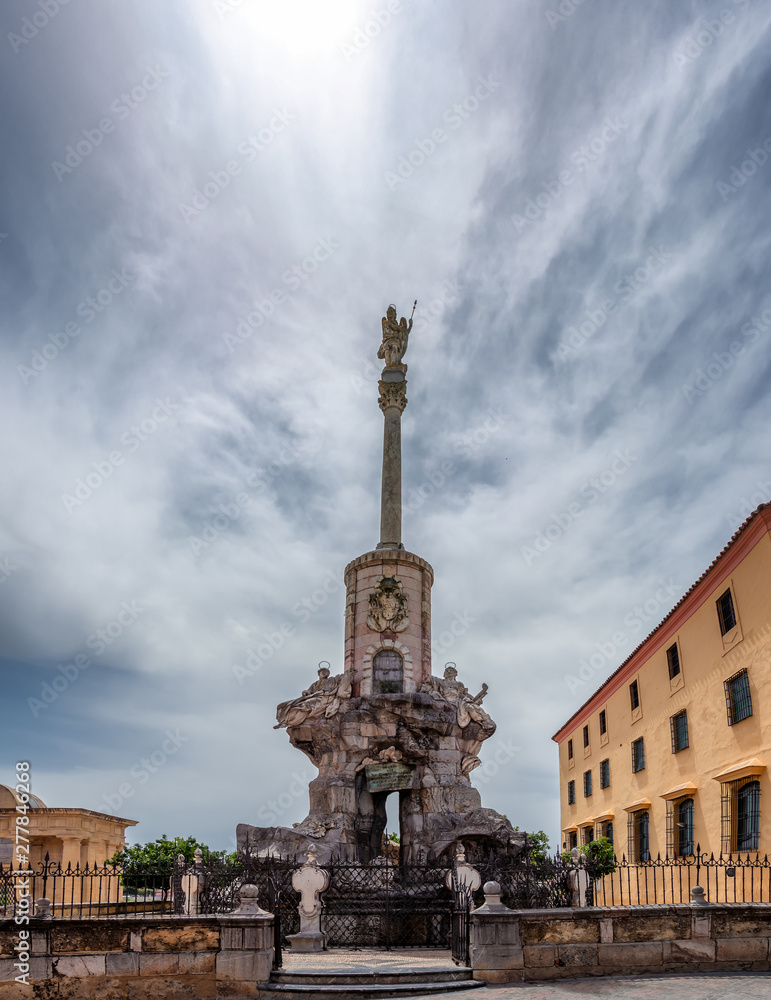 The Triumph of Saint Raphael Triunfo de San Rafael is a monument to the Archangel Raphael built in the seventeenth century in Cordoba