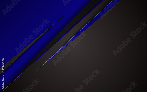 Abstract black background combination with blue carbon texture line. Technology concept vector design for use modern element banner, cover, poster, wallpaper, brochure, corporate, advertising, flyer