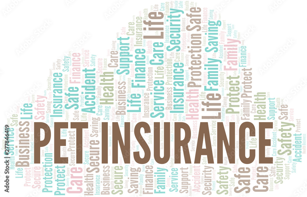 Pet Insurance word cloud vector made with text only. Pet Insurance word cloud vector made with text only.