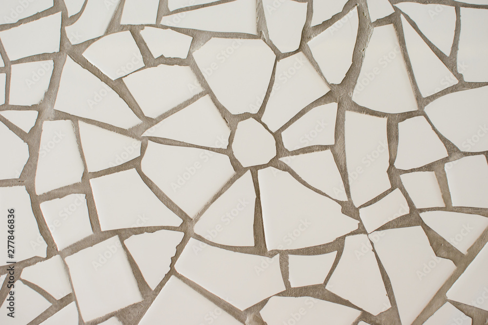 Obraz premium The surface of small tiles.