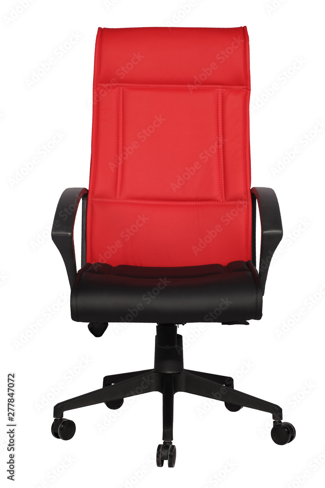 Fototapeta premium red leather armchair