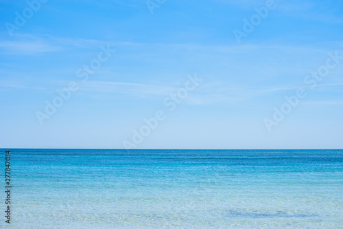 Fototapeta Naklejka Na Ścianę i Meble -  Blue sea surface.