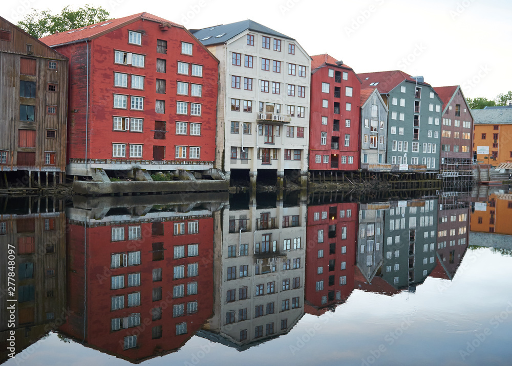 Norway. Trondheim old town