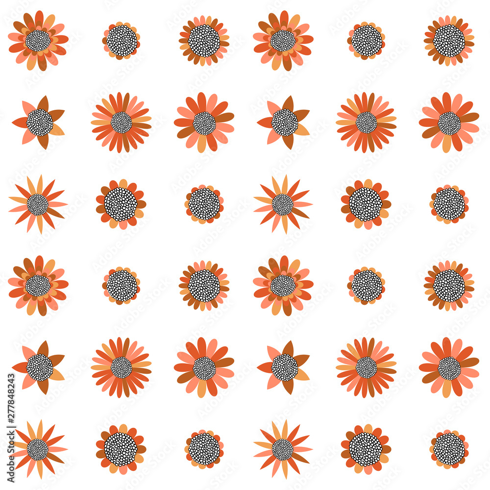 doodles flowers pattern doodles flowers pattern