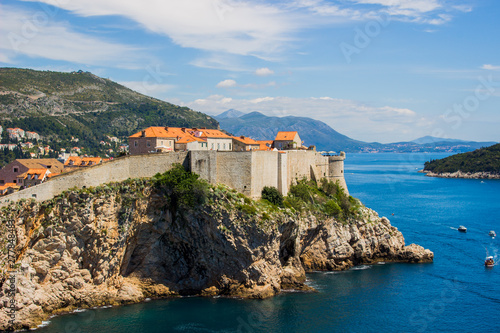 view from dubrovnik fort lovrijenac