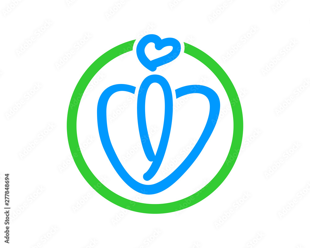 Love heart circle Love heart circle