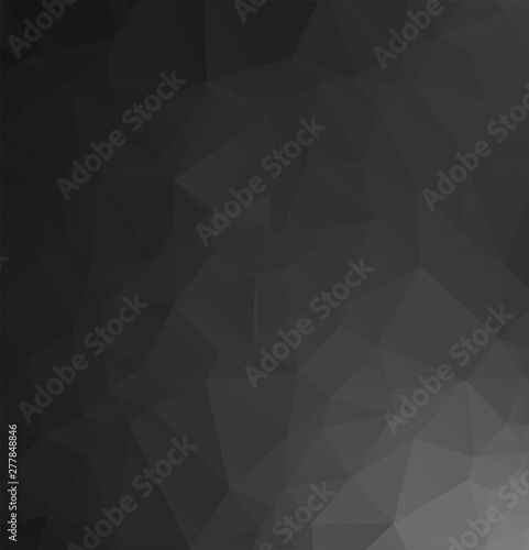 Vector Abstract geometric darkness black shape polygonal style