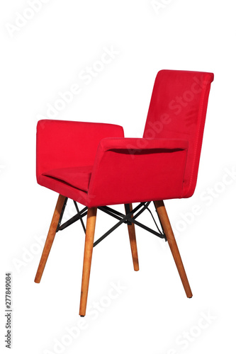 Wallpaper Mural red wood office chair... Torontodigital.ca