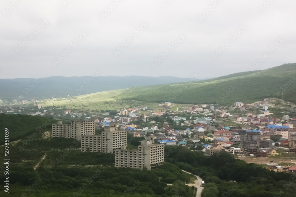 Obraz premium aerial view of the city