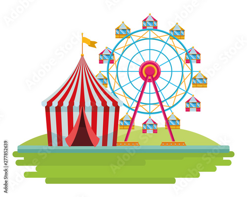 amusement park and circus fun