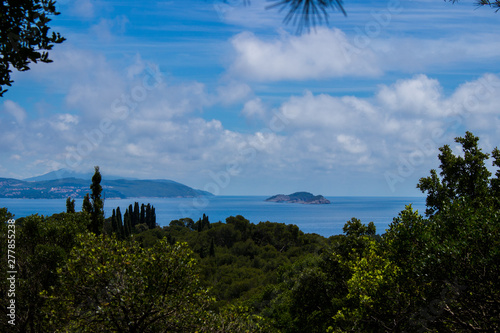 panoramic view from the island of lokrum at dubrovnik