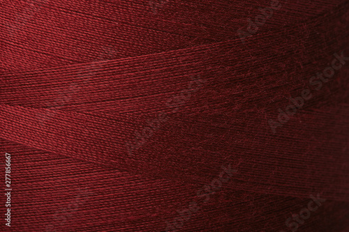 Red texture of thread