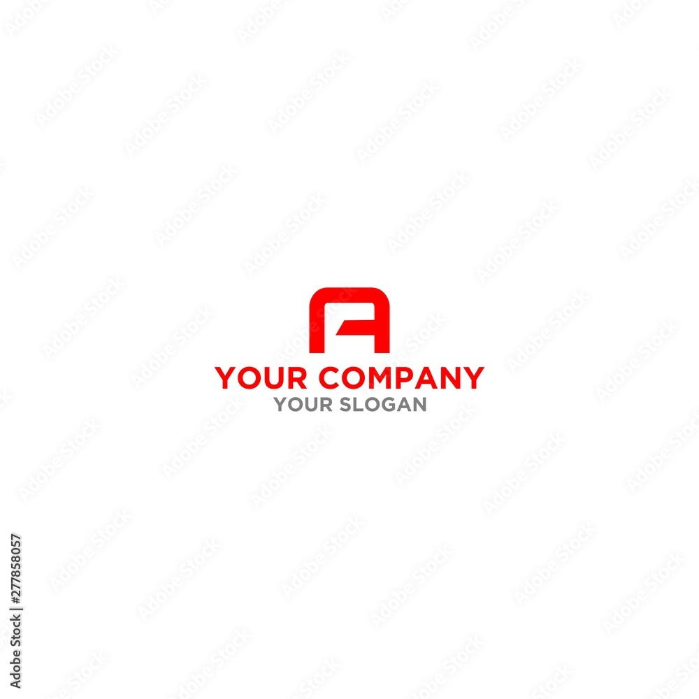 Red A and C Logo Design Vector Red A and C Logo Design Vector