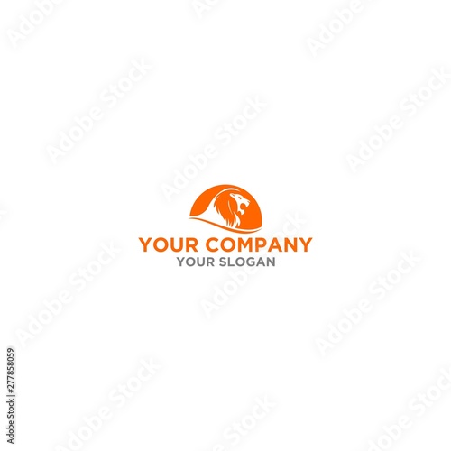 Free Download Lion Sun Logo Design Vector - GFXLoad