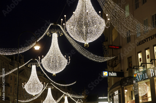 Christmas decoration in Vienna photo