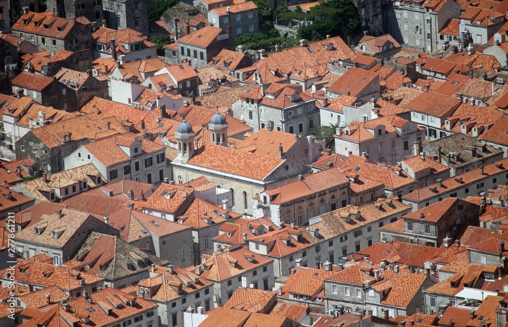 Red roofs of Dubrovnik
