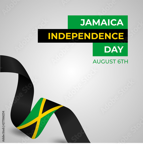 Happy Jamaica Independence Day Vector DesignTemplate Illustration